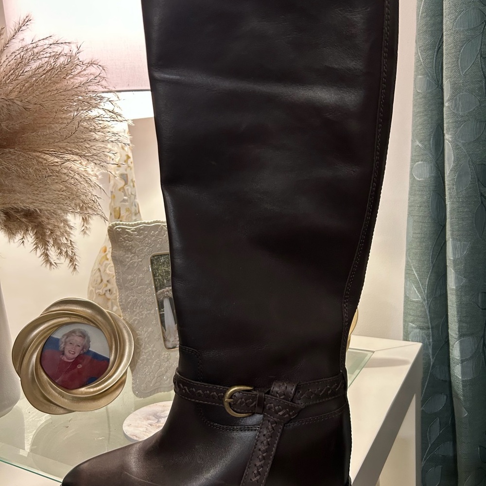 Lucky Brand Maltet brown riding Boots